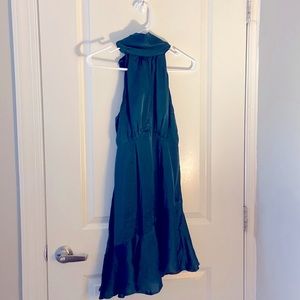 Hello Molly forest green cocktail dress
